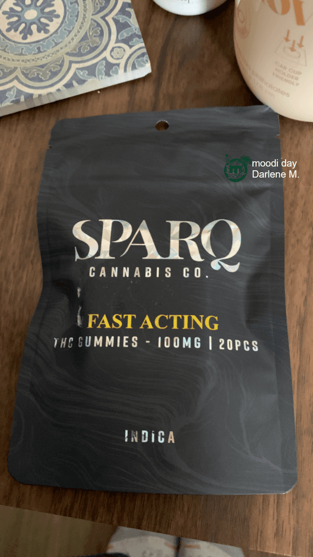 Sparq Blue Raspberry Gummies Review by Darlene M. | Real Consumer Reviews  of Products Near You | Moodi Day